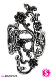 Paparazzi "Hey Jude - Black " ring Paparazzi Jewelry