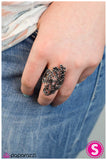 Paparazzi "Hey Jude - Black " ring Paparazzi Jewelry