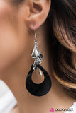 Paparazzi "Hey Mama" Black Earrings Paparazzi Jewelry