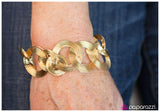 Paparazzi "Hey Mr. DJ - Gold" bracelet Paparazzi Jewelry