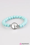 Paparazzi "Hey, Shimmer Shimmer" Blue Bracelet Paparazzi Jewelry