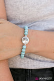 Paparazzi "Hey, Shimmer Shimmer" Blue Bracelet Paparazzi Jewelry