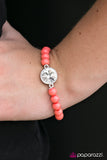 Paparazzi "Hey, Shimmer Shimmer" Orange Bracelet Paparazzi Jewelry