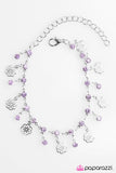 Paparazzi "Hibiscus Breeze" Purple Bracelet Paparazzi Jewelry