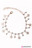 Paparazzi "Hibiscus Breeze" Rose Gold Bracelet Paparazzi Jewelry