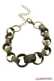 Paparazzi "High Class" Brass Bracelet Paparazzi Jewelry