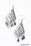 Paparazzi "Higher and Higher - Silver" earring Paparazzi Jewelry