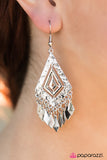 Paparazzi "Higher and Higher - Silver" earring Paparazzi Jewelry