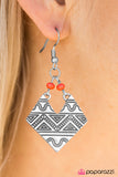 Paparazzi "High Ground - Orange" earring Paparazzi Jewelry