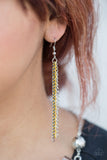 Paparazzi "High-Intensity" Yellow Necklace & Earring Set Paparazzi Jewelry