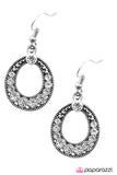 Paparazzi "High Roller" White Earrings Paparazzi Jewelry