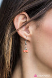 Paparazzi "High Tides and Good Vibes" Orange Necklace & Earring Set Paparazzi Jewelry