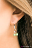 Paparazzi "High Tides and Good Vibes" Green Necklace & Earring Set Paparazzi Jewelry