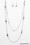 Paparazzi "High Tides and Good Vibes" Purple Necklace & Earring Set Paparazzi Jewelry