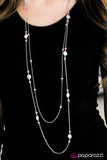 Paparazzi "High Tides and Good Vibes" Purple Necklace & Earring Set Paparazzi Jewelry