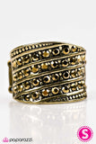 Paparazzi "Highway Robbery" Brass Ring Paparazzi Jewelry
