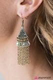 Paparazzi "Hindu Hypnosis - Brass" earring Paparazzi Jewelry