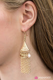 Paparazzi "Hindu Hypnosis - Gold" earring Paparazzi Jewelry