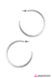 Paparazzi "Hip, Hip, HOOP-RAY! - Silver" earring Paparazzi Jewelry