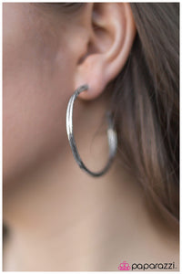 Paparazzi "Hip, Hip, HOOP-RAY! - Silver" earring Paparazzi Jewelry