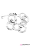 Paparazzi "Hip Spinster" Silver Bracelet Paparazzi Jewelry