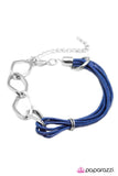 Paparazzi "Hitching A Ride - Blue" bracelet Paparazzi Jewelry