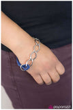 Paparazzi "Hitching A Ride - Blue" bracelet Paparazzi Jewelry