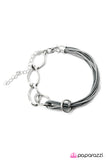 Paparazzi "Hitching A Ride - Silver" bracelet Paparazzi Jewelry