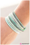 Paparazzi "Hit Me With Your Best Shot" Green Wrap Bracelet Paparazzi Jewelry