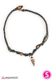 Paparazzi VINTAGE VAULT REPO "Hit The Beach" Black Urban Necklace Unisex Paparazzi Jewelry