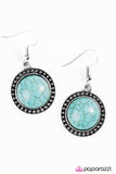 Paparazzi "Hit The Ground Running - Blue" earring Paparazzi Jewelry