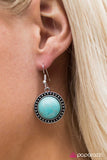 Paparazzi "Hit The Ground Running - Blue" earring Paparazzi Jewelry