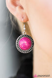 Paparazzi "Hit The Ground Running - Pink" earring Paparazzi Jewelry
