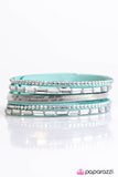 Paparazzi "Hit the Lights" Blue Wrap Bracelet Paparazzi Jewelry