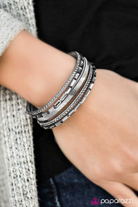 Paparazzi "Hit the Lights" Silver Wrap Bracelet Paparazzi Jewelry