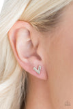 Paparazzi "Hit The Mark - Silver" earring Paparazzi Jewelry
