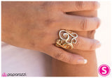 Paparazzi "Hitting a High Note - Gold" ring Paparazzi Jewelry