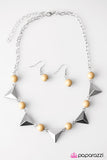 Paparazzi "Hitting A High Point - Yellow" necklace Paparazzi Jewelry