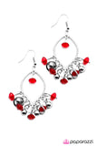 Paparazzi "Hocus Pocus" Red Earrings Paparazzi Jewelry