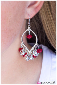 Paparazzi "Hocus Pocus" Red Earrings Paparazzi Jewelry