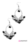 Paparazzi "Hocus Pocus - Black " earring Paparazzi Jewelry