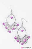 Paparazzi "Hocus Pocus - Purple" earring Paparazzi Jewelry