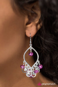 Paparazzi "Hocus Pocus - Purple" earring Paparazzi Jewelry