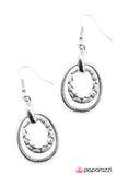 Paparazzi "Hog Wild" Silver Earrings Paparazzi Jewelry