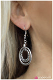Paparazzi "Hog Wild" Silver Earrings Paparazzi Jewelry