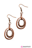 Paparazzi "Hog Wild" Copper Earrings Paparazzi Jewelry