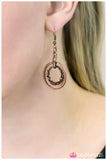 Paparazzi "Hog Wild" Copper Earrings Paparazzi Jewelry