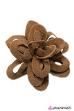 Paparazzi "Hold Me Closer - Brown" hair clip Paparazzi Jewelry