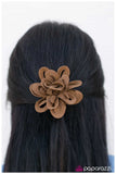 Paparazzi "Hold Me Closer - Brown" hair clip Paparazzi Jewelry