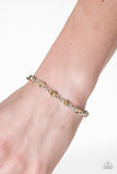 Paparazzi "Hold On To Your SPARKLE! - Brown" bracelet Paparazzi Jewelry